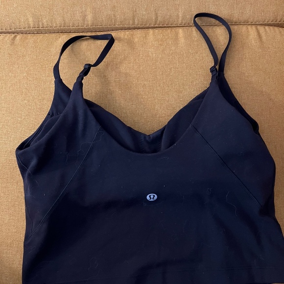 Lululemon Align Cropped Cami tank top - black size 6 - Picture 3 of 4